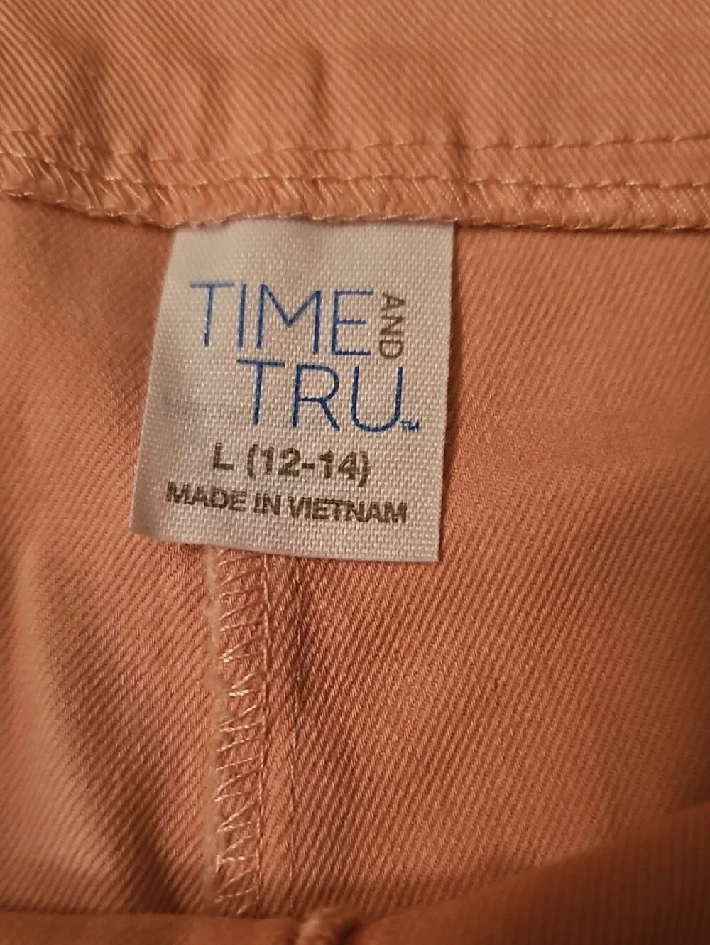 Time and Tru Light Pink Bermuda Shorts